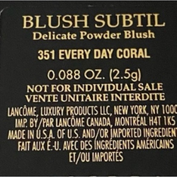 Lancôme Blush in Every Day Coral - Picture 2 of 2